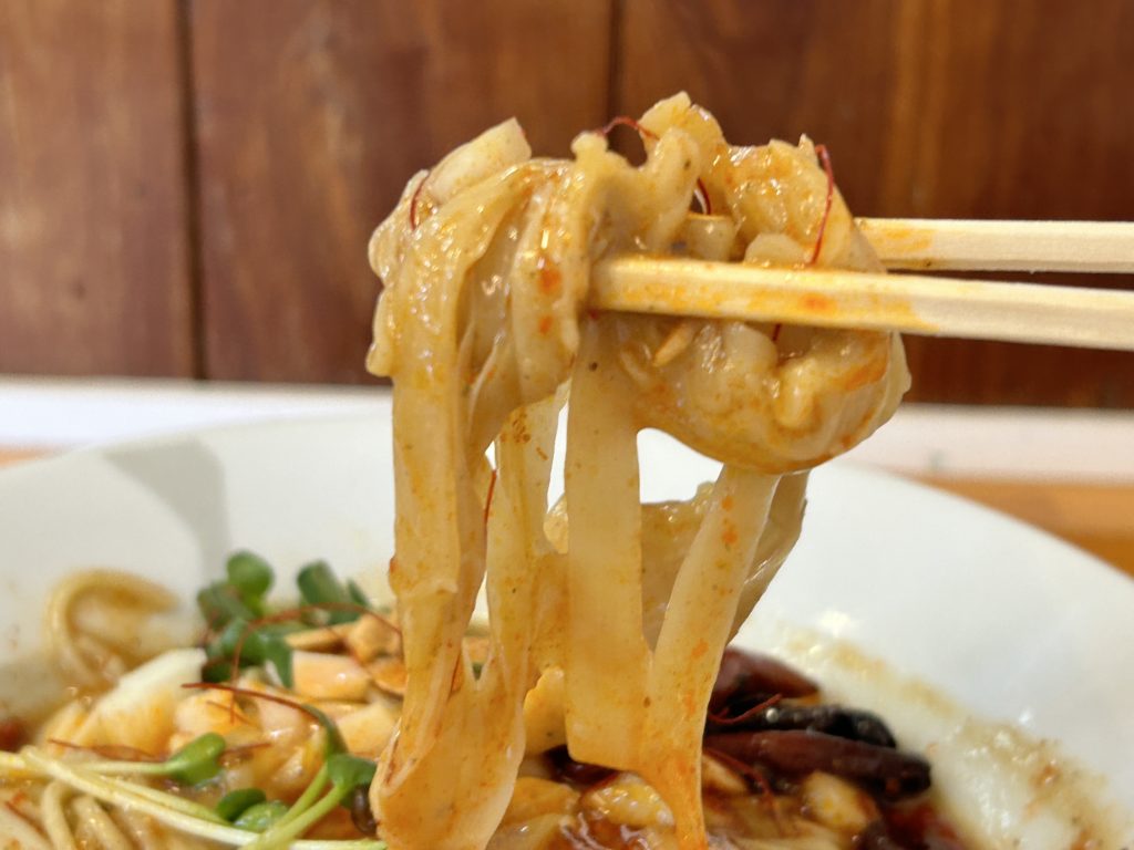 長くて味が染み込んだ、めんま